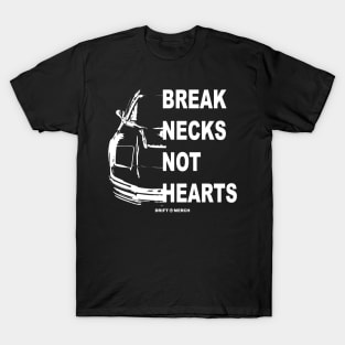 Break Necks Not Hearts Japanese Car Enthusiast Retro T-Shirt